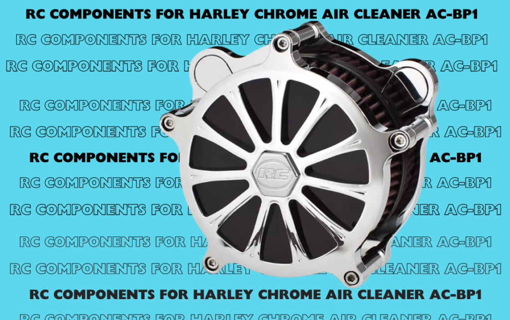 RC Components for Harley Chrome Air Cleaner AC-BP1